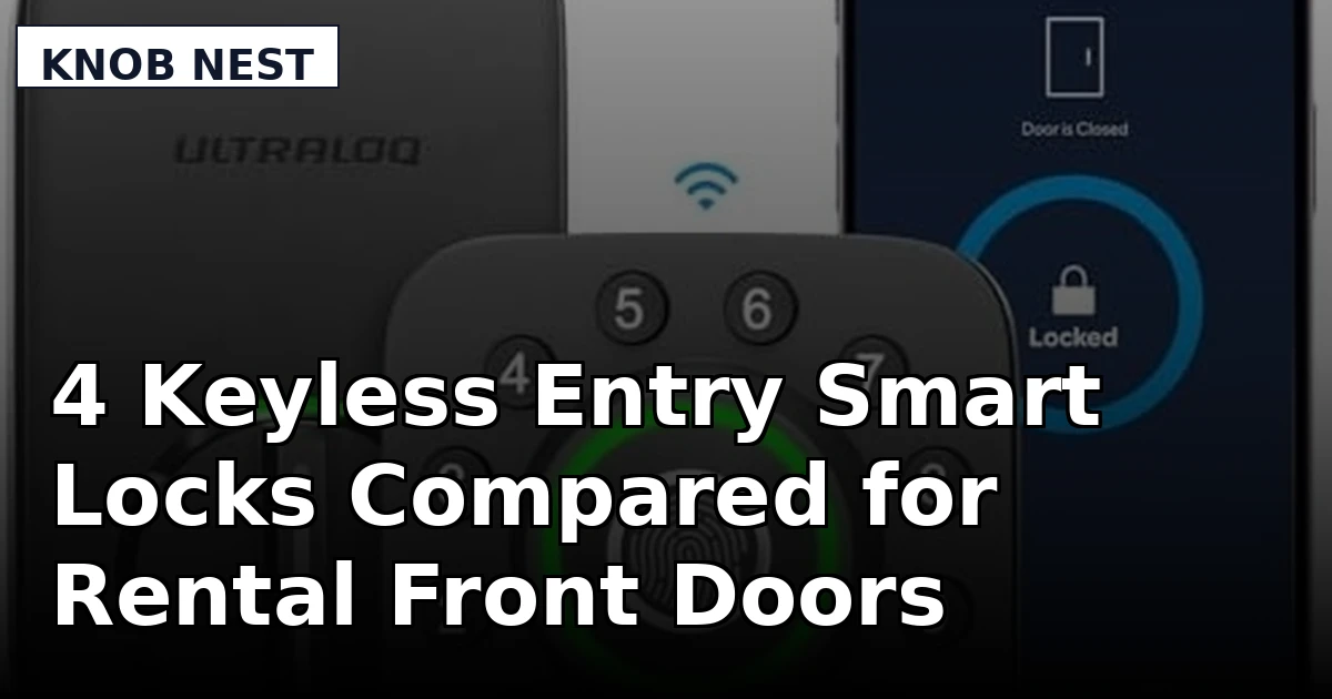 4 Keyless Entry Smart Locks Compared for Rental Front Doors