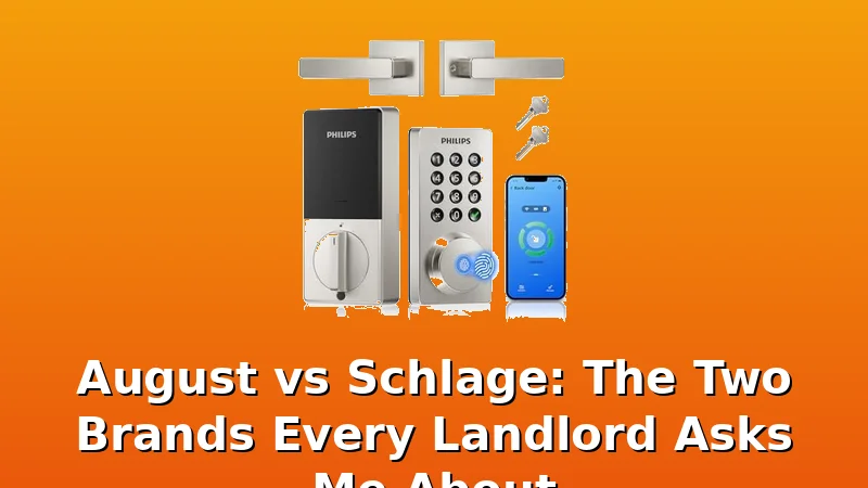 August vs Schlage: The Two Brands Every Landlord Asks Me About - Knob Nest review with measurements and honest opinion