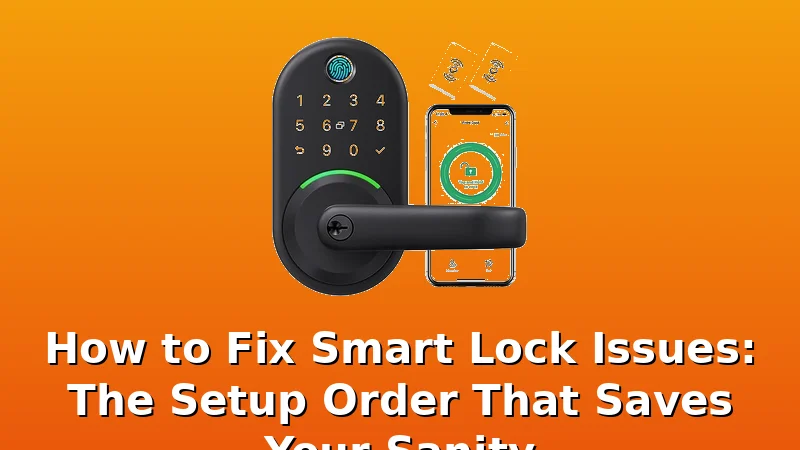 How to Fix Smart Lock Issues: The Setup Order That Saves Your Sanity - Knob Nest review with measurements and honest opinion