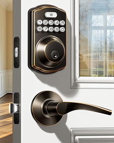 Veise KS01B Keypad Door Lock (B0BL7YKW29)