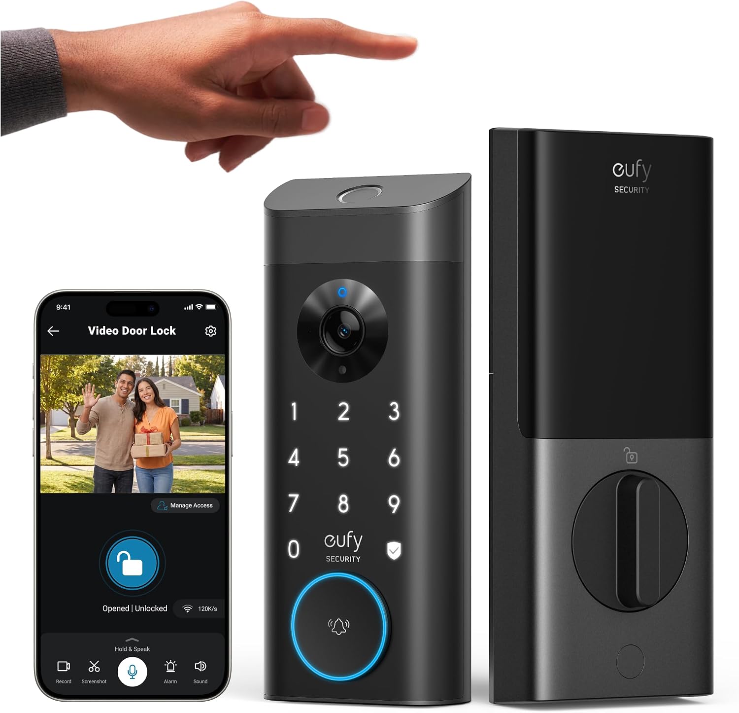 eufy Security Video Smart Lock E330, Fingerprint Keyless Entry Door Lock