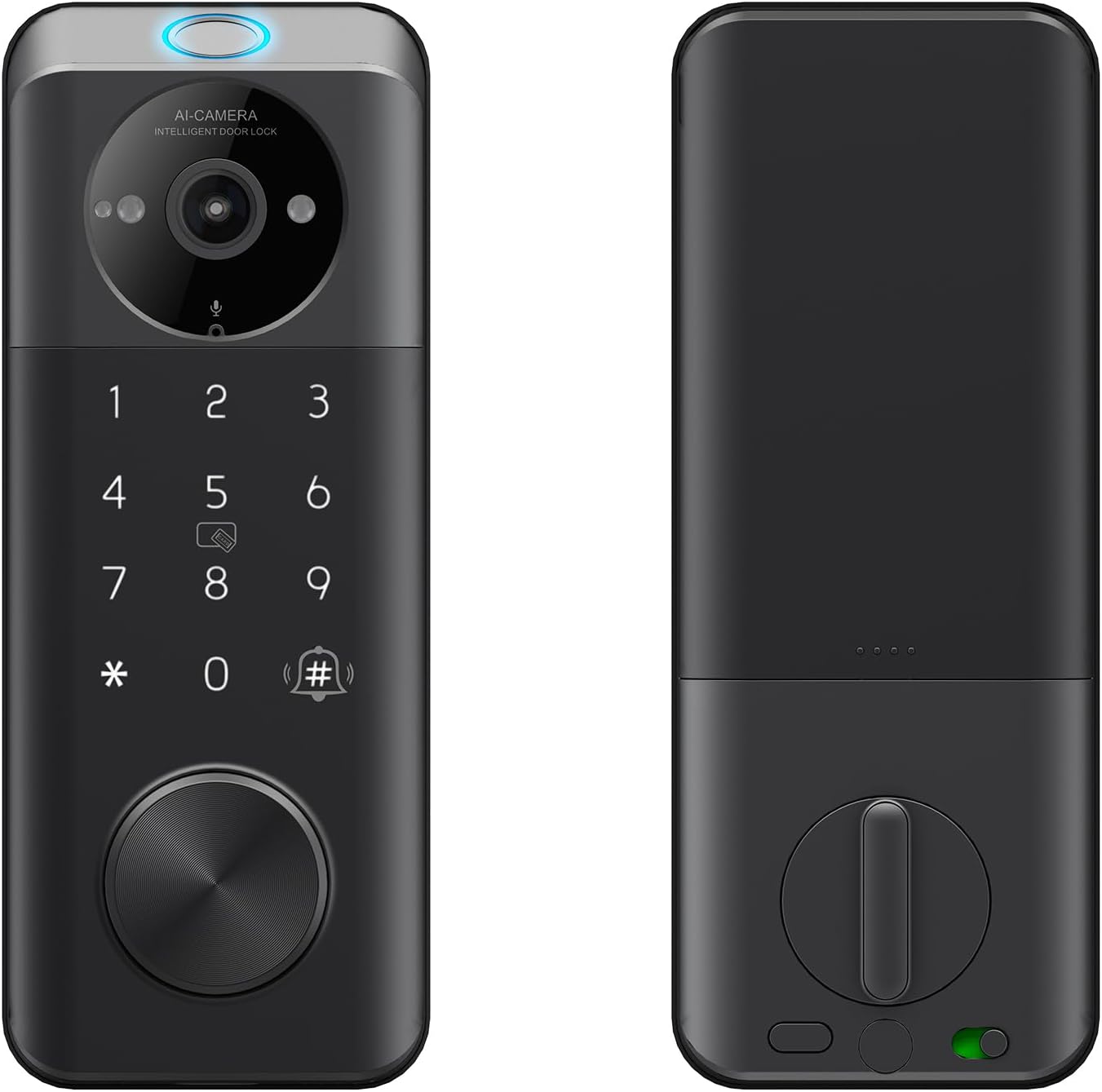 Smart Door Lock Built-in Video Doorbell, WiFi