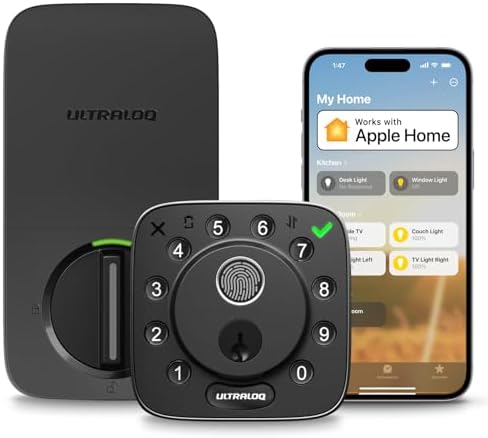 ULTRALOQ Bolt Fingerprint WiFi Smart Lock (B0FQ5LQ6C5)