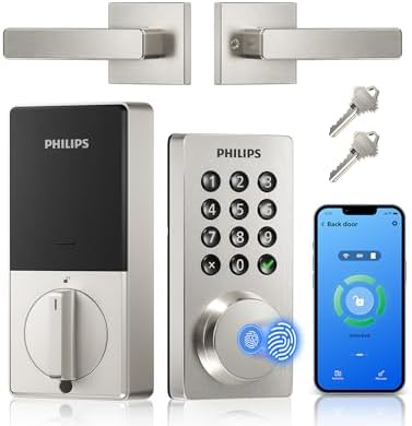 Philips WiFi Keypad Door Lock with Handle (B0GHPJXN3T)