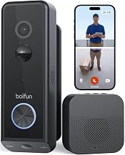 BOIFUN 2026 Dual Camera 2K Video Doorbell Wireless, Head-to-Toe View